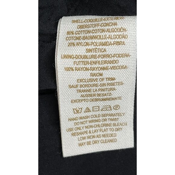 Free People Black Daisy  Mini Dress Cutout Lace Upper Bodice Size 8 - Picture 9 of 12